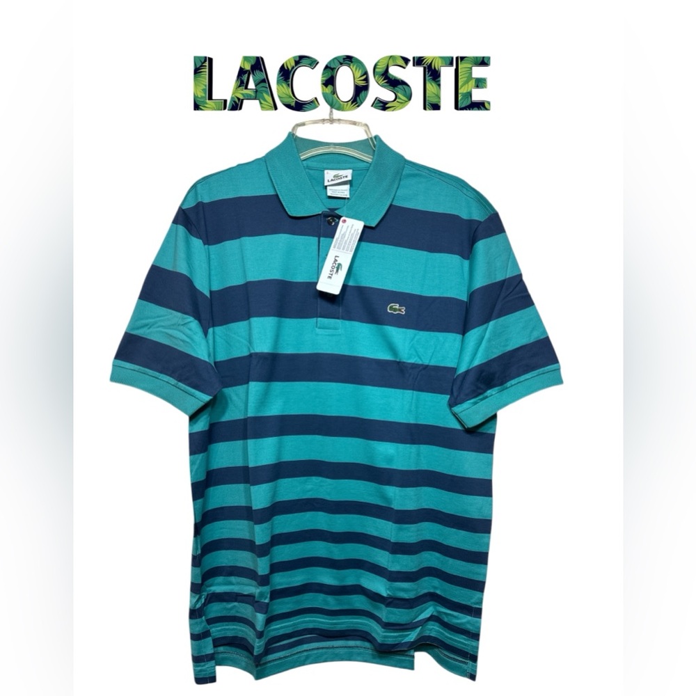 👕🐊Lacoste brand new w tags men's 100 % Pima cotton polo